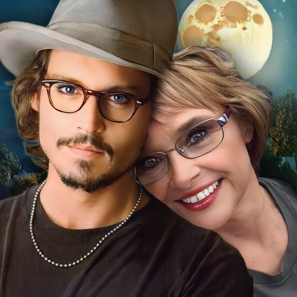 I met my man! MY DREAM AND ME DIGITAL PAINTING CUSTOM ART PRINT Framed 8x10 - Picture 2 of 2